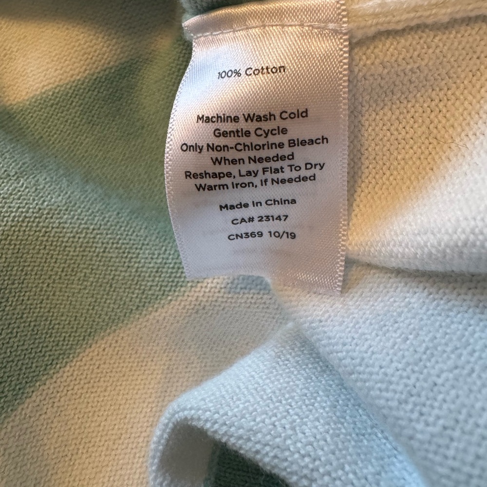 Talbots Gingham Stripe Sweater - Picture 5 of 5